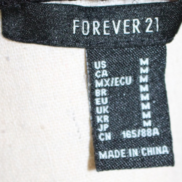 Forever 21, sheer crop embroidered flowers shirt - Picture 4 of 4